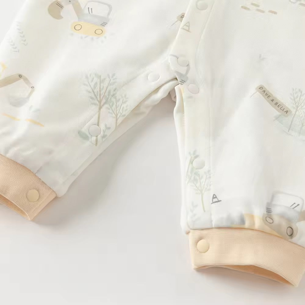 【予約】dave&bella デイブベラ イラストロンパース DB3252828