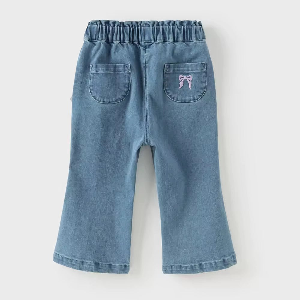 【予約】dave&bella デイブベラ リボン刺繍パンツ DB3252866