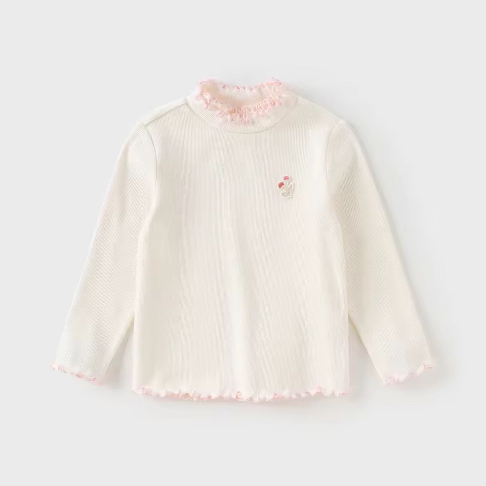 【予約】dave&bella デイブベラ ワンポイントリブトップス DB4254995
