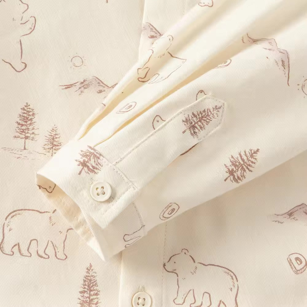 【予約】dave&bella デイブベラ ベアデザインシャツ DB3253317