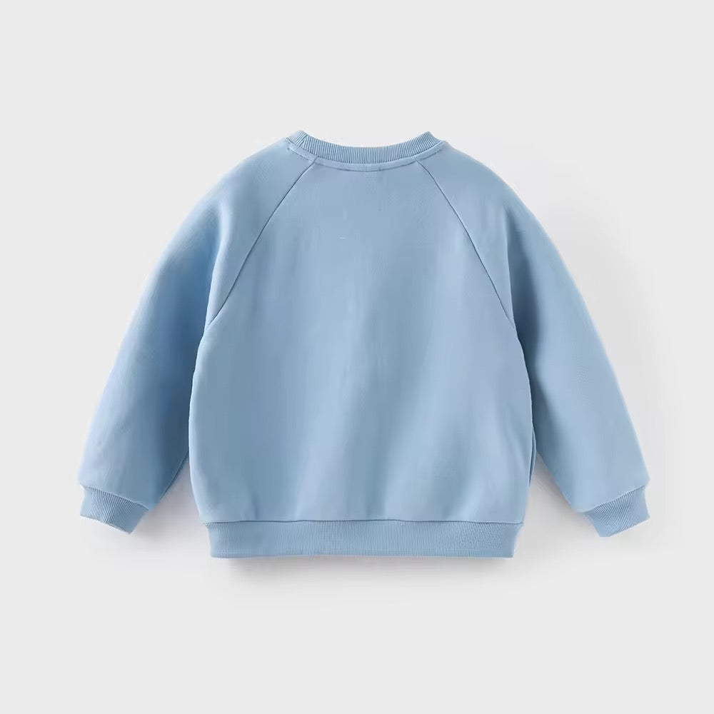 【予約】dave&bella デイブベラ ライトブルー裏起毛トップス DK3252748