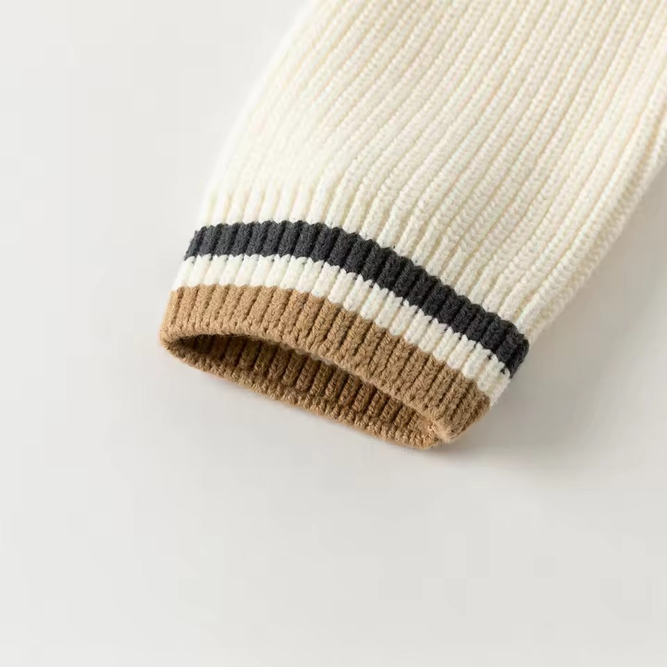【予約】dave&bella デイブベラ ロゴポイントシンプルニット DK4254670
