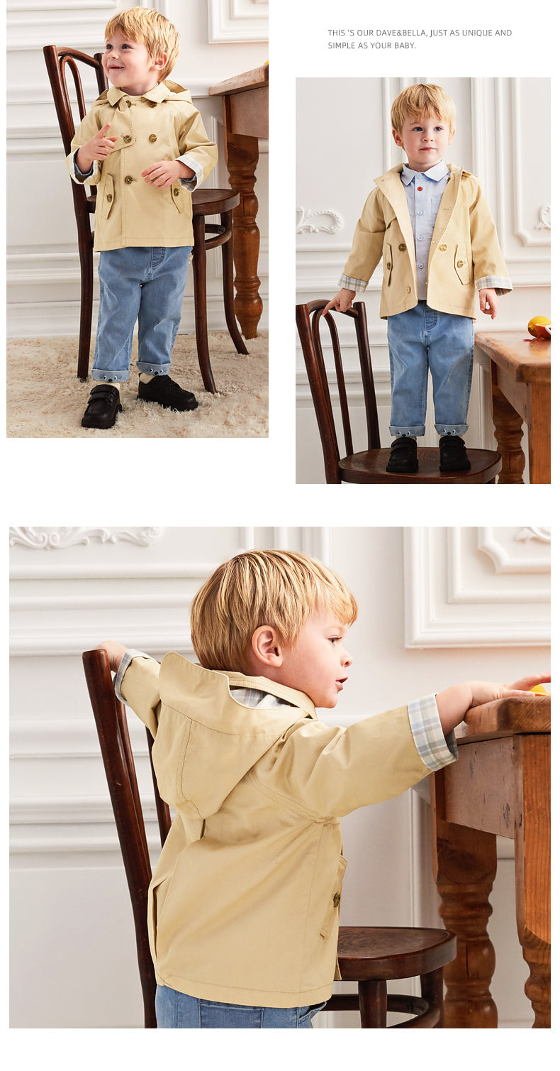 dave&bella checkpoint trench coat DB1233647 100cm