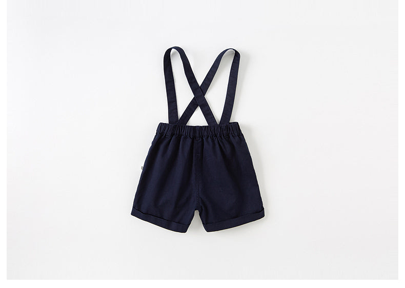 dave&bella Pants with yacht embroidery suspenders DB2233840