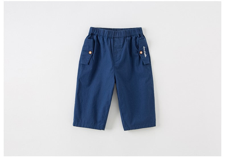 dave&bella Dave Bella pocket logo embroidery simple pants DB2234109