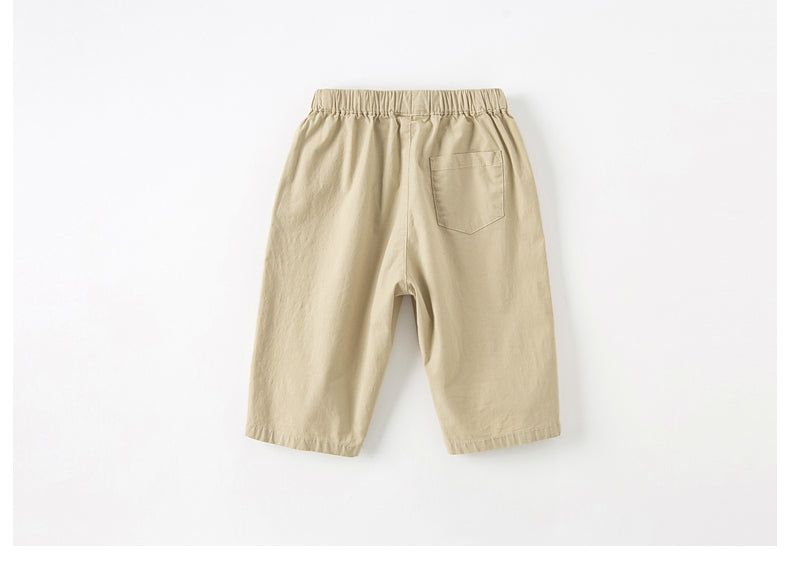 dave&bella Dave Bella pocket logo embroidery simple pants DB2234109