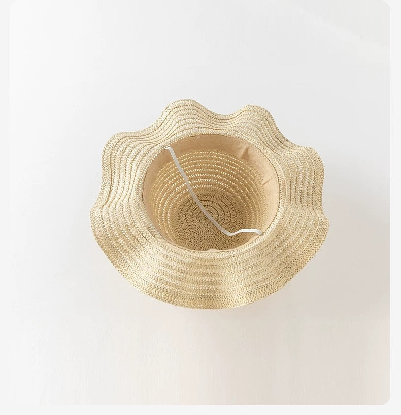 dave&bella デイブベラ フローラルリボン麦わら帽子 DB2252073