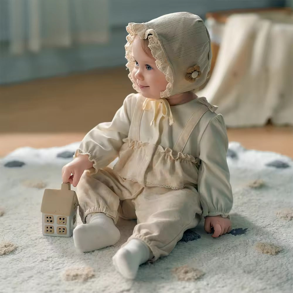 【予約】dave&bella デイブベラ フリルデザインロンパース DB3252985