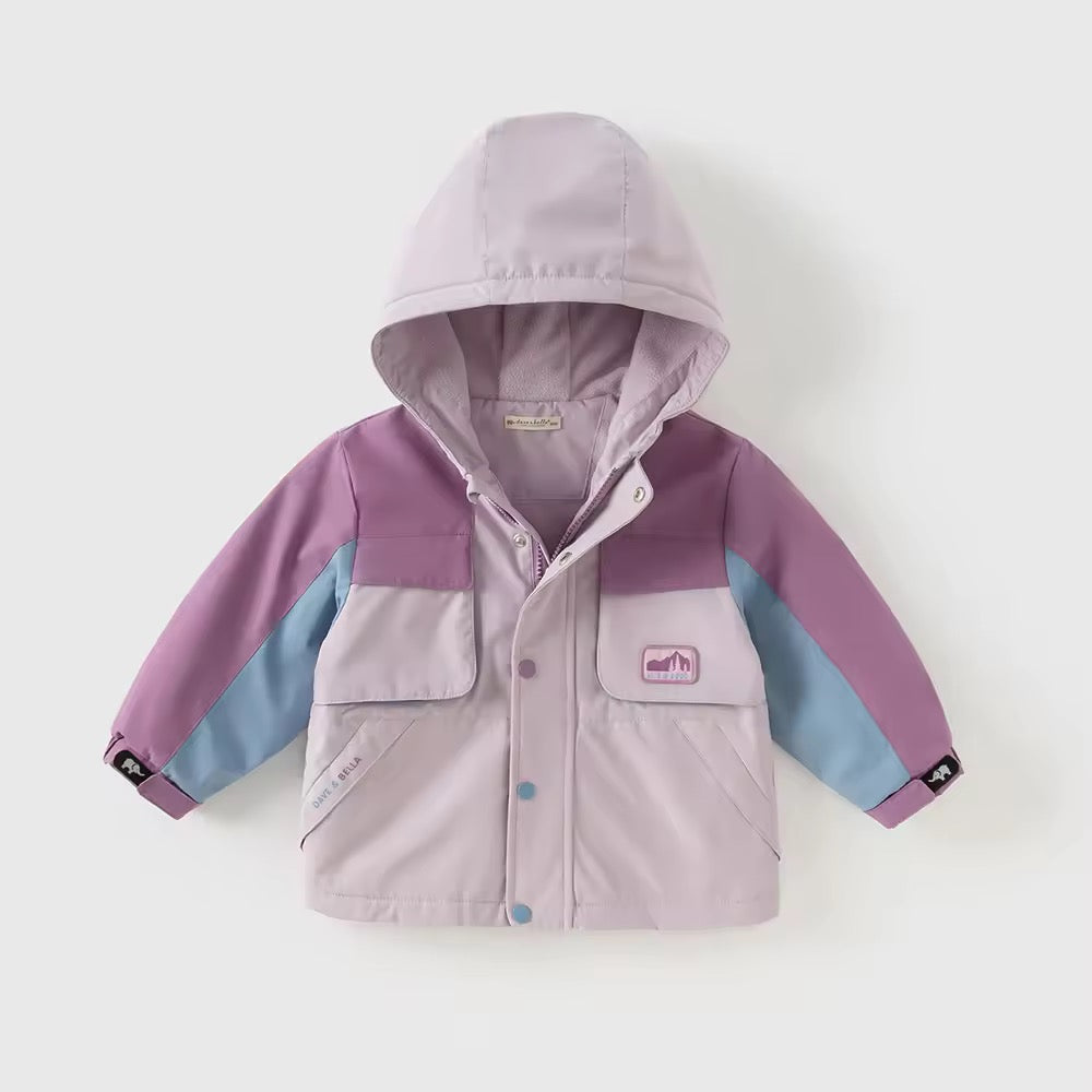 【予約】dave&bella デイブベラ ブロッキングカラーアウター DB3253192