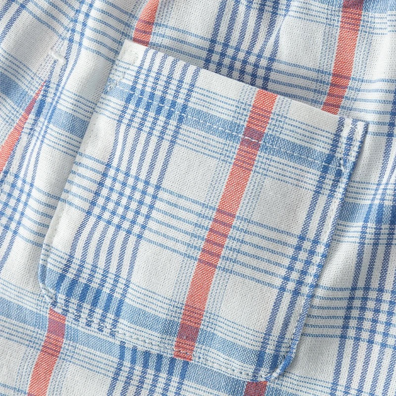 【80cm last one】dave&bella デイブベラ レッドブル-チェックセットアップ DB2241709