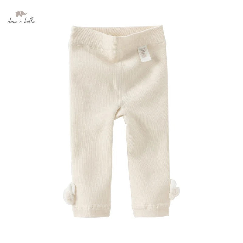 dave&bella デイブベラ ふわふわうさちゃん裏起毛レギンスタイツ DB4243473