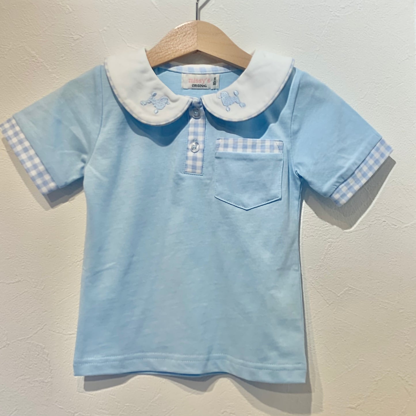 missy's original Poodle gingham check tops