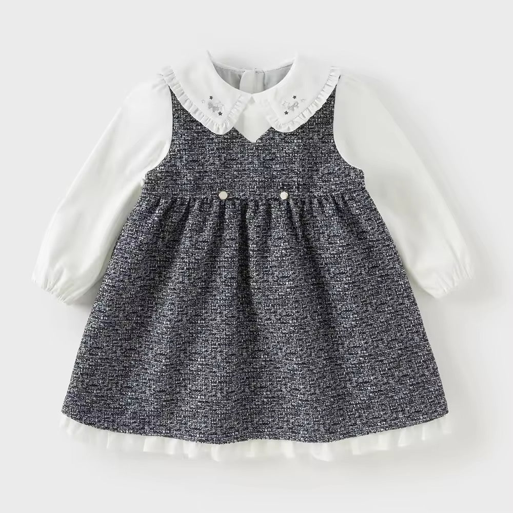 【予約】dave&bella デイブベラ ジャンパースカートドッキングワンピース DB3251093