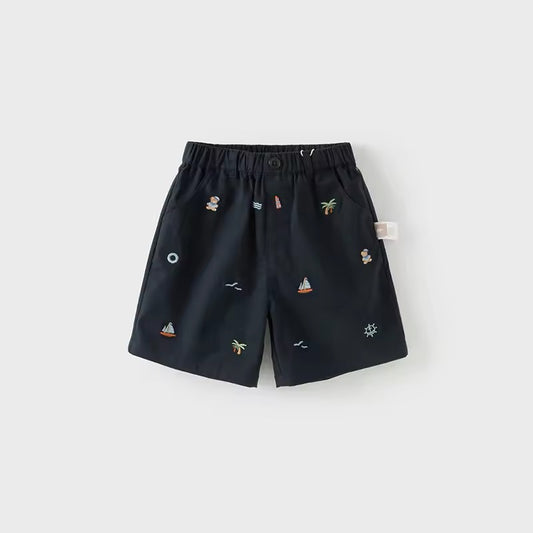 dave&bella デイブベラ 刺繍ハーフパンツ DB2252351