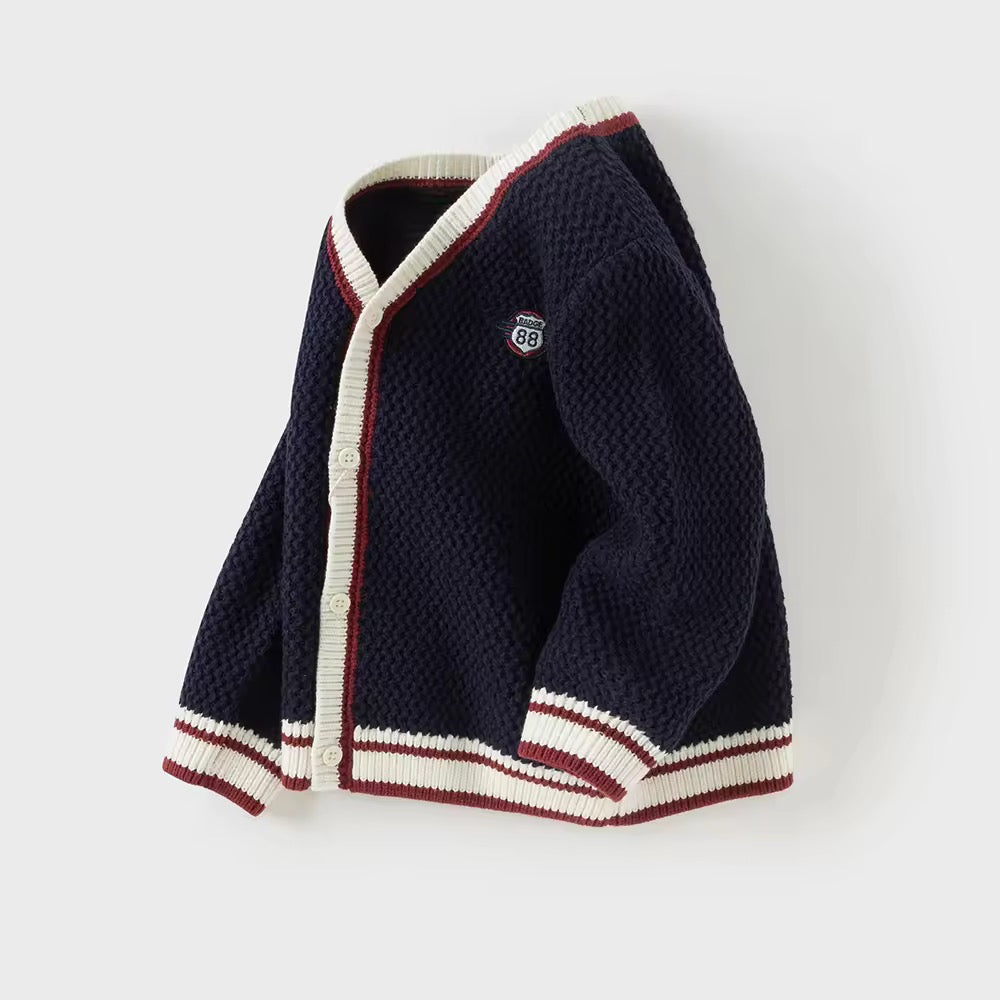 【予約】dave&bella デイブベラ ネイビーカーディガン DB3252895