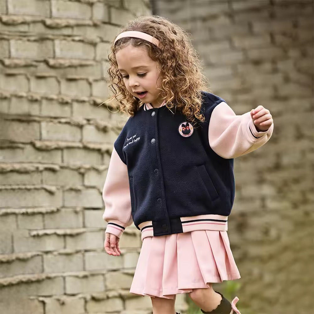 【予約】dave&bella デイブベラ ガールズ刺繍ブルゾン DB3253554