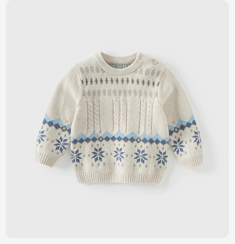 dave&bella デイブベラ ウィンターデザインコットンセーター DB4243047