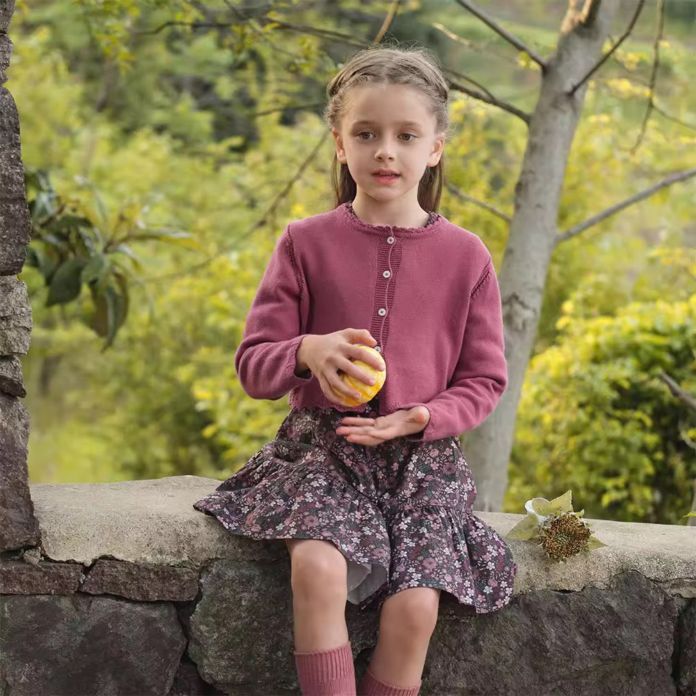 【予約】dave&bella デイブベラ カーディガン&フローラルワンピースセット DK3254790