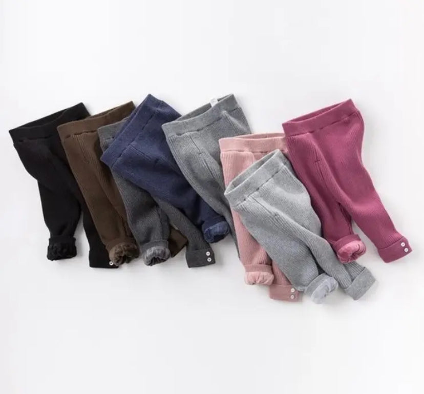 dave&bella デイブベラ 裏起毛リブレギンス