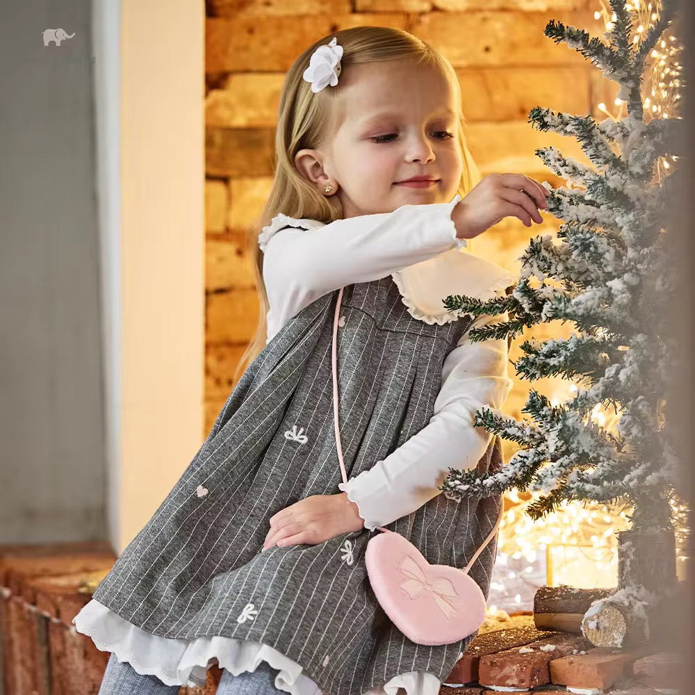 【予約】dave&bella デイブベラ ハートポシェット付きワンイース DB4254339