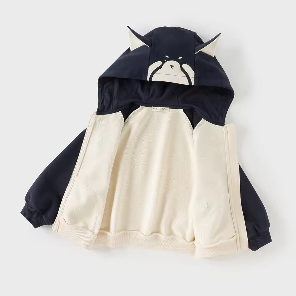 【予約】dave&bella デイブベラ アニマルフードジップアップパーカー DB3253209