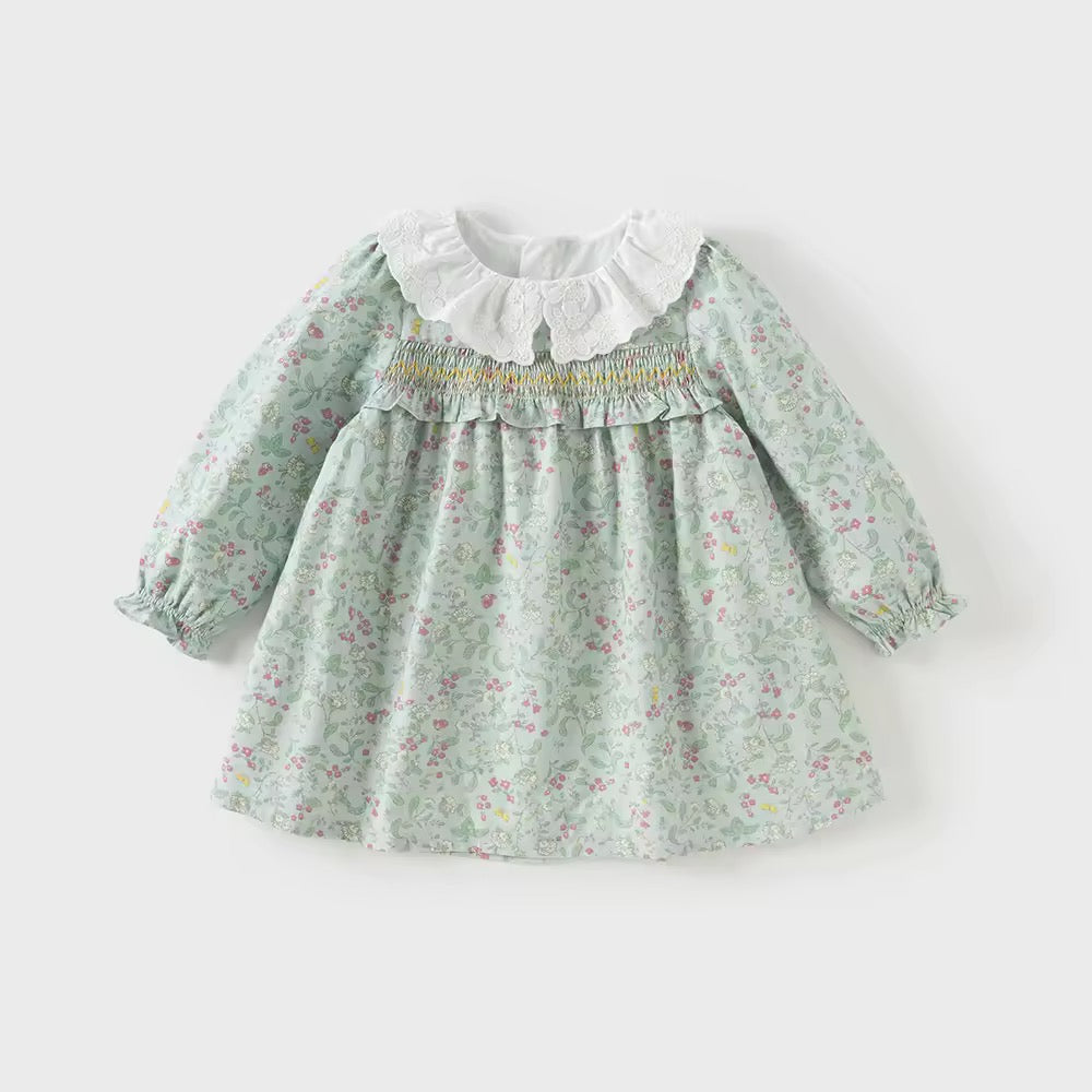 【予約】dave&bella デイブベラ グリーンフローラルワンピース DB3253373