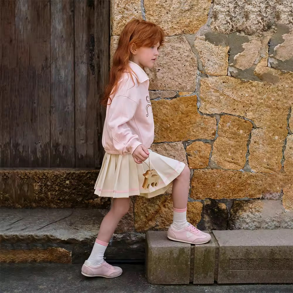 【予約】dave&bella デイブベラ リボンデザイントップス&プリーツスカートセット DK3253393