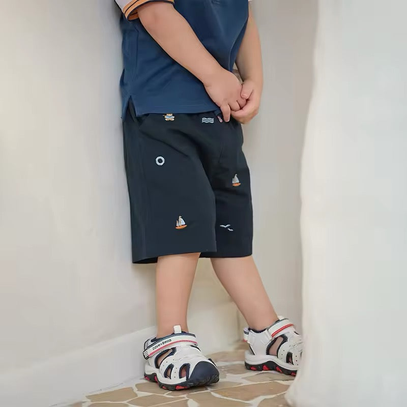 dave&bella デイブベラ 刺繍ハーフパンツ DB2252351