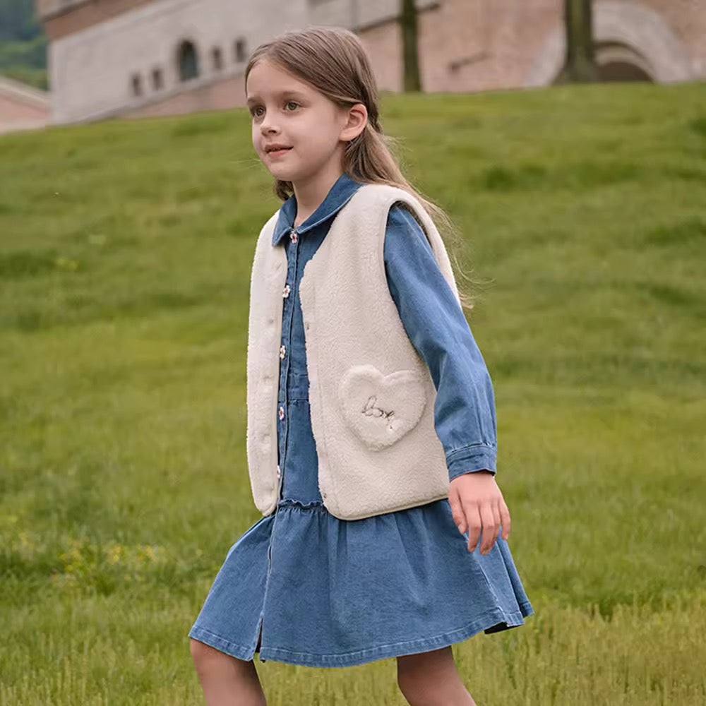 【予約】dave&bella デイブベラ もこもこベスト DK3253687