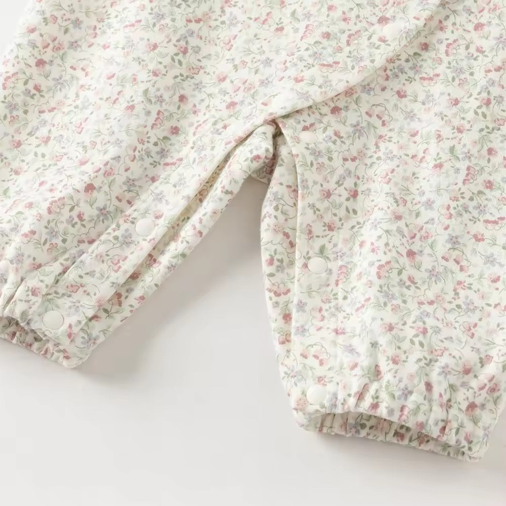 【予約】dave&bella デイブベラ フローラルロンパース DB3253558