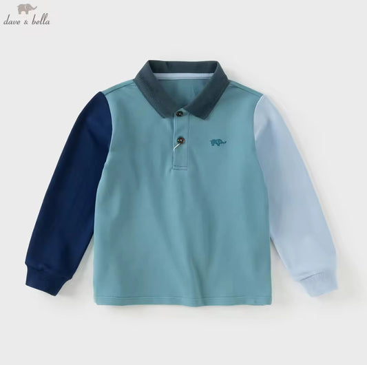 【予約】dave&bella デイブベラ ブロッキングカラーポロシャツ DB3254312