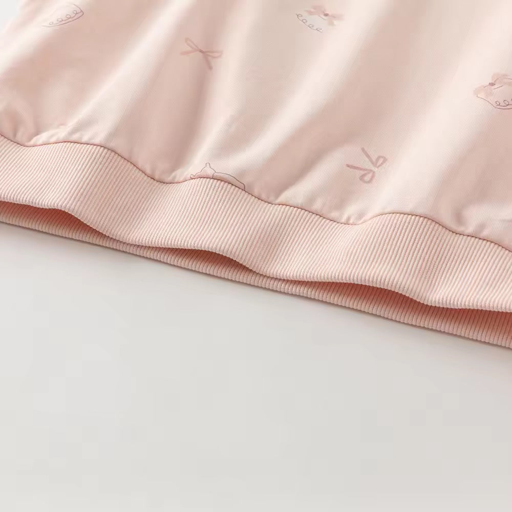 【予約】dave&bella デイブベラ レース襟イラストトップス DK3252618