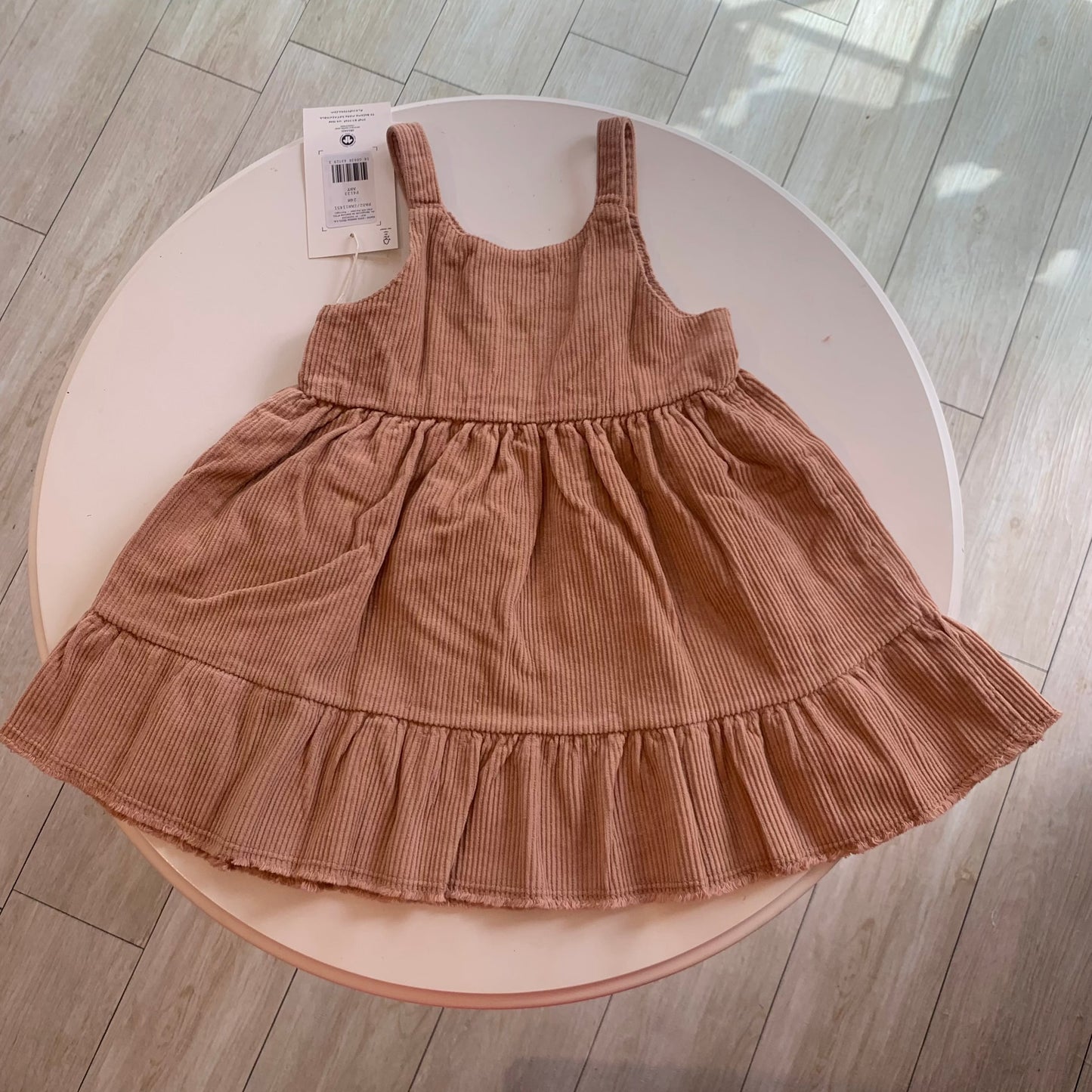 PlayUp プレイアップ Organic cotton corduroy dress pink