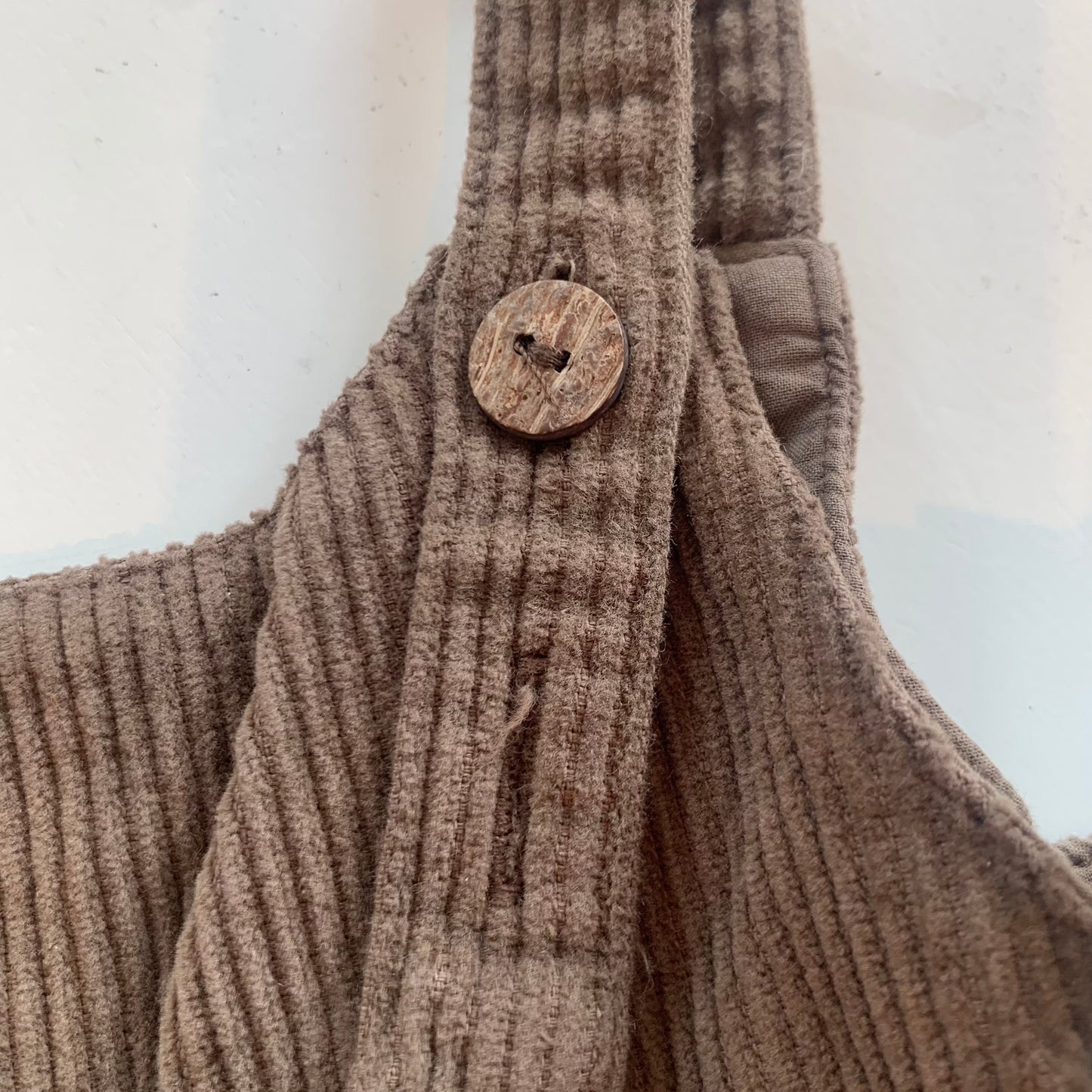 PlayUp プレイアップ Organic cotton corduroy dress brown