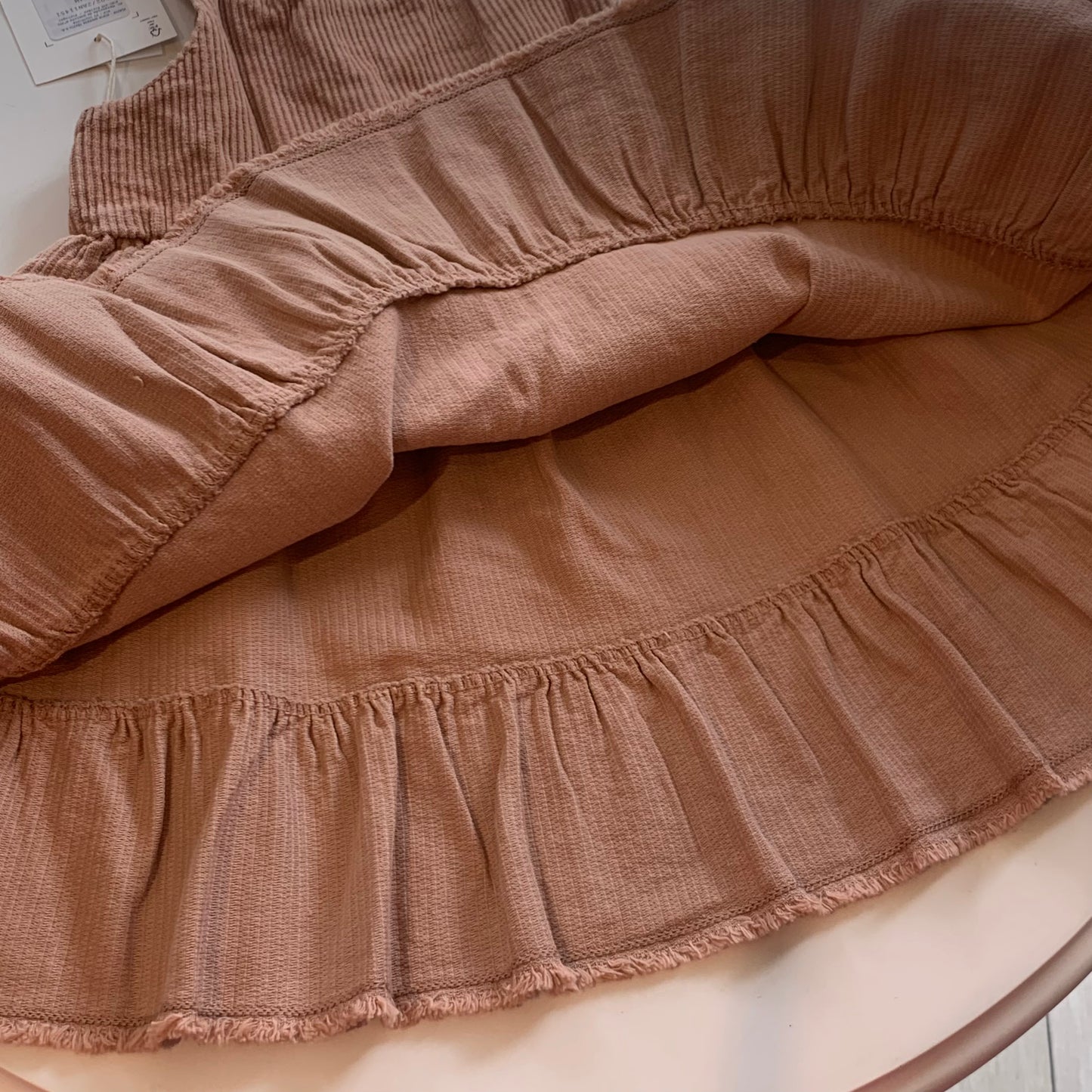 PlayUp プレイアップ Organic cotton corduroy dress pink