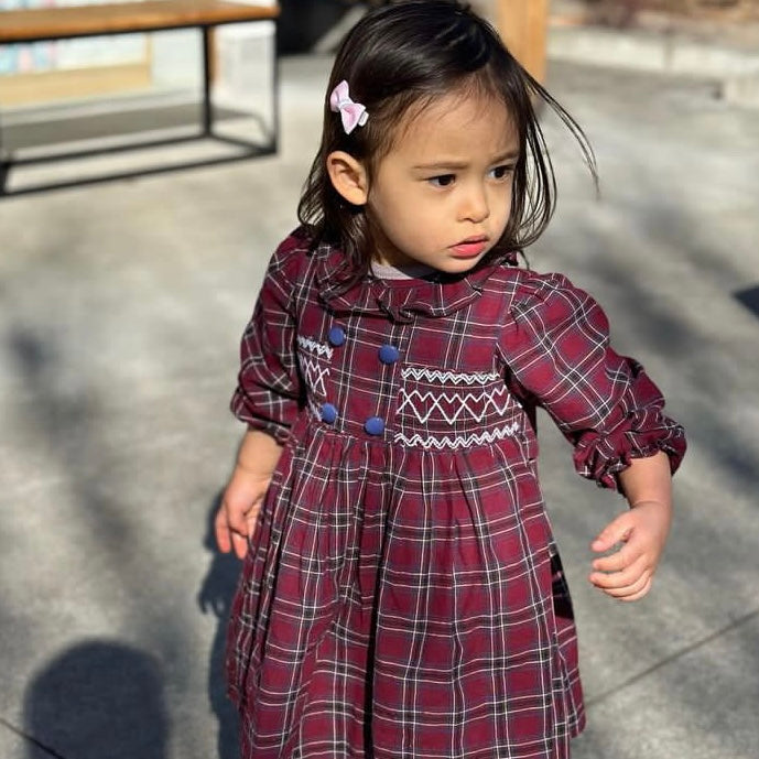 missy'sオリジナル ハートスモッキングワンピース