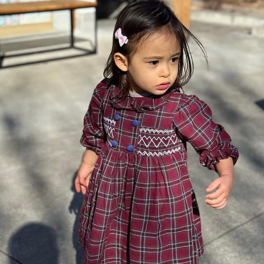 missy'sオリジナル ハートスモッキングワンピース