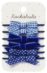 Rockahula kids ロッカフラキッズ School Bow Pony Set Blue