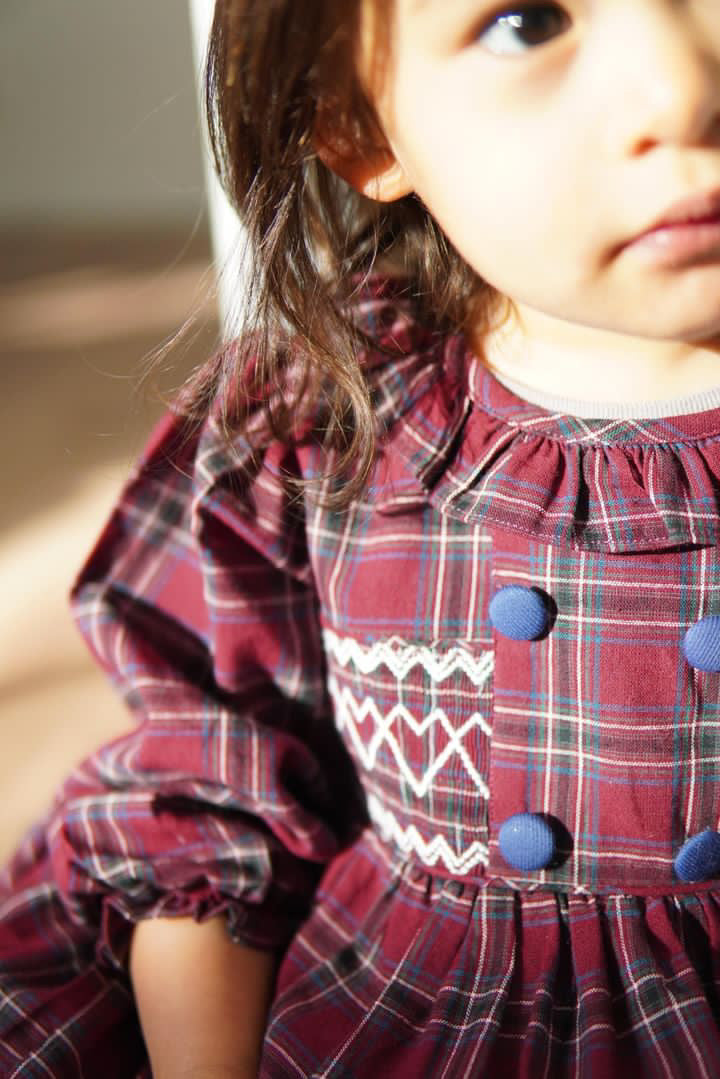 missy'sオリジナル ハートスモッキングワンピース