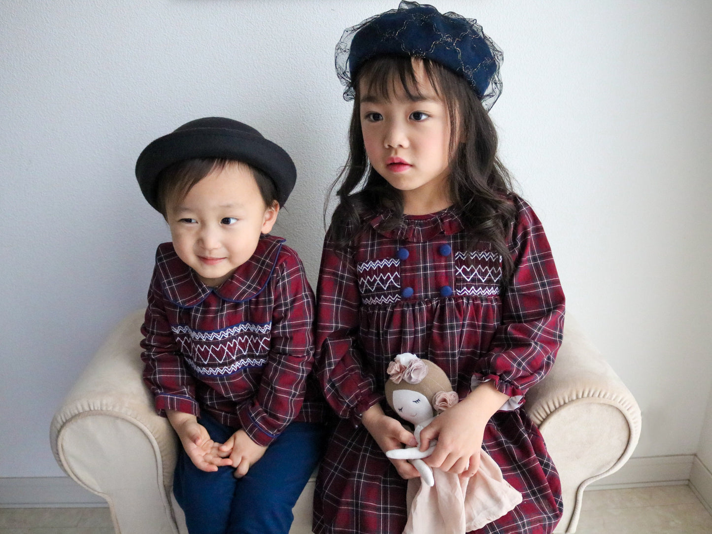 missy'sオリジナル ハートスモッキングワンピース