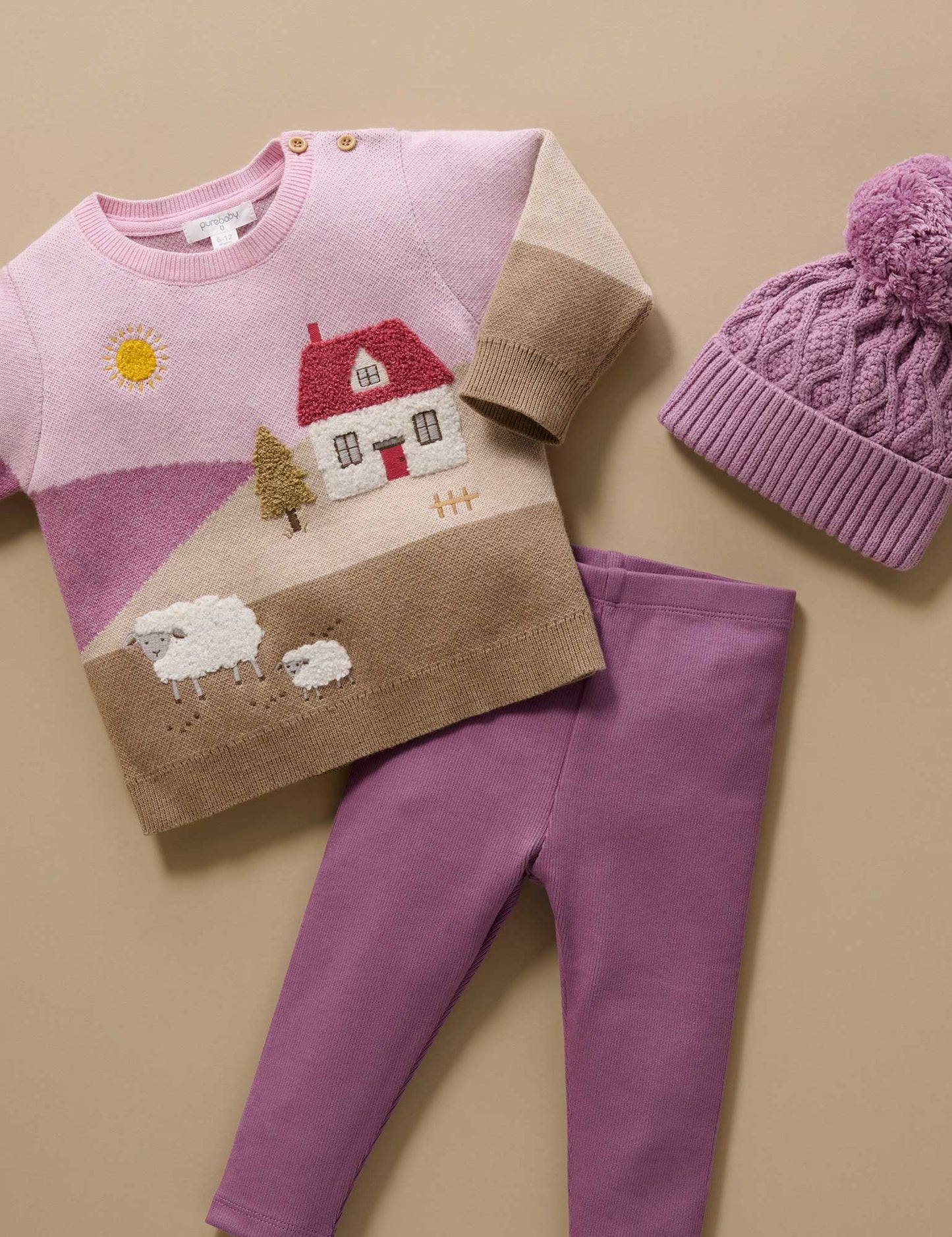 Purebaby ピュアベビー Farmhouse PASTURE JUMPER PB1000W25