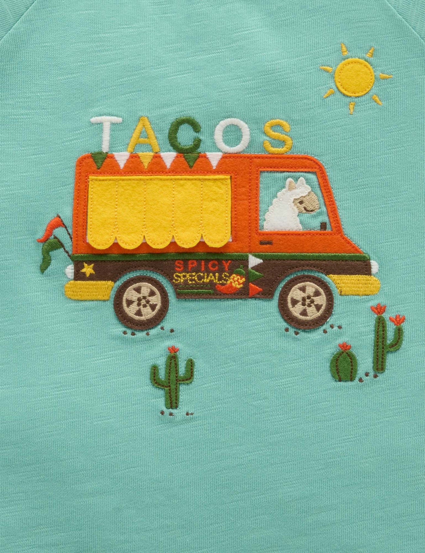 Purebaby ピュアベビー TACO TRUCK RELAXED TEE 	 PB1006S25