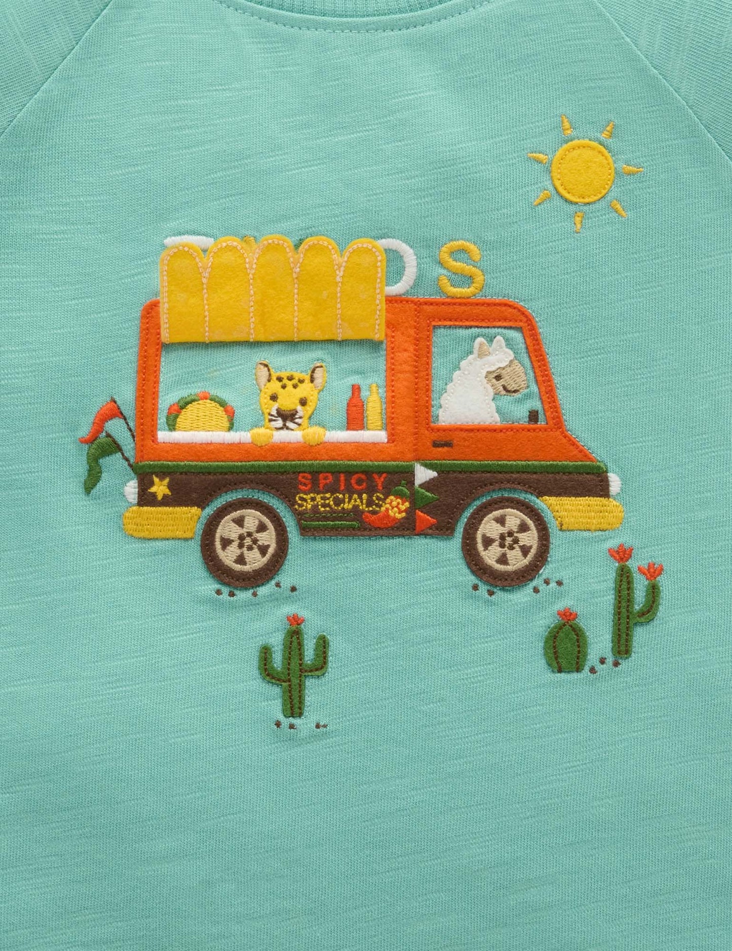 Purebaby ピュアベビー TACO TRUCK RELAXED TEE 	 PB1006S25
