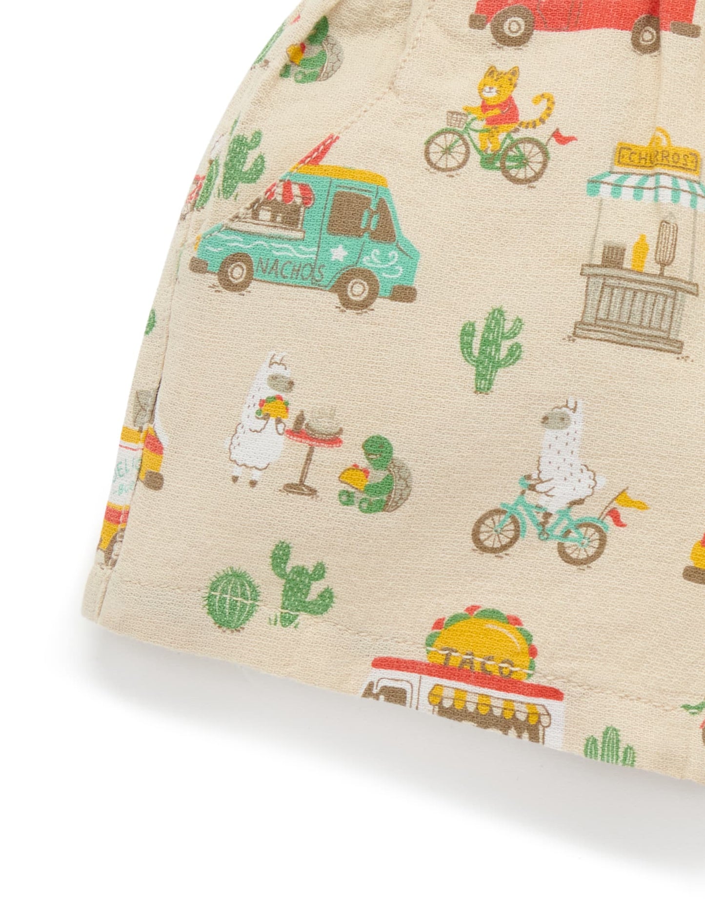 Purebaby ピュアベビー PULL ON PRINTED SHORT PB1008S25