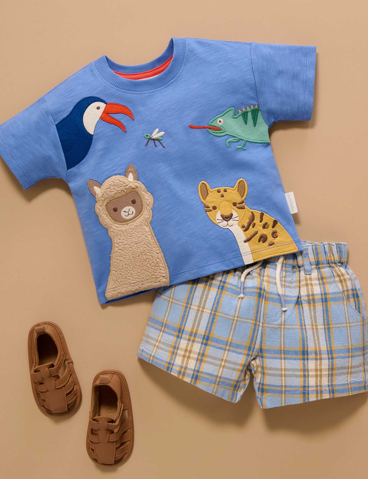 Purebaby ピュアベビー HOLA RELAXED TEE PB1034S25