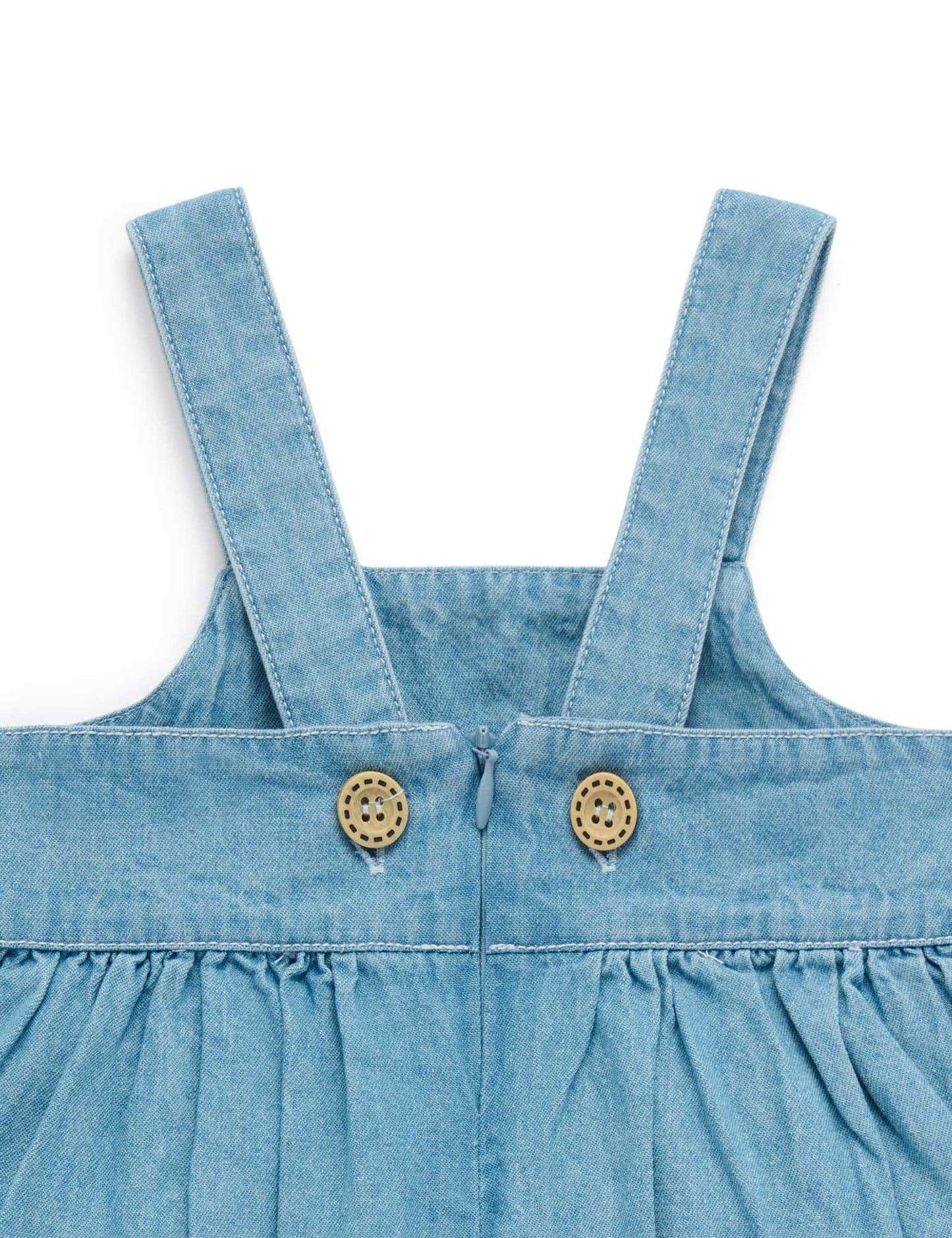 Purebaby ピュアベビー EMBROIDERED PINNIE PB1043S25