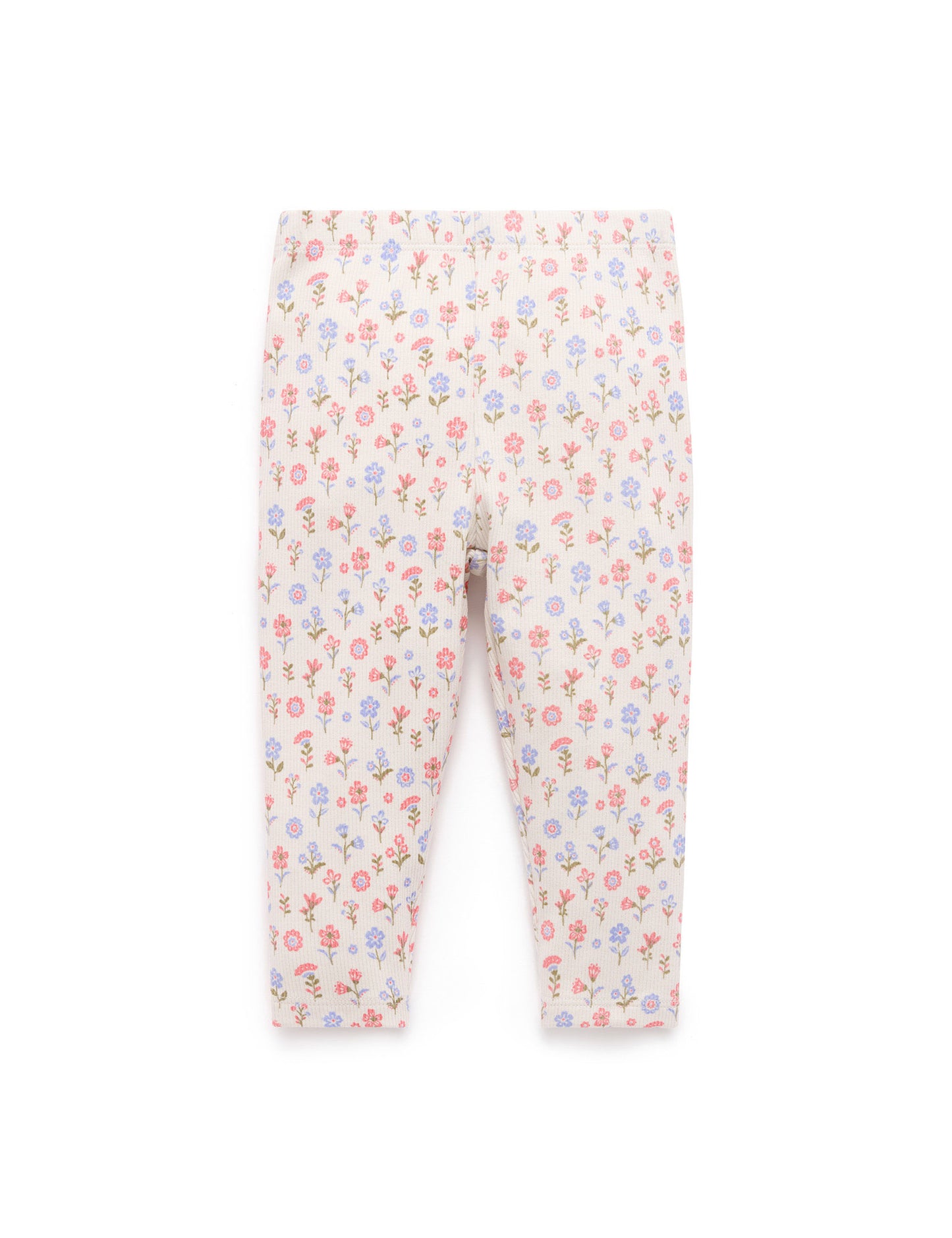 Purebaby ピュアベビー RIB LEGGINGS DAHLIA PRIN PB1051S25
