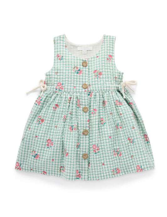Purebaby ピュアベビー GINGHAM PINNIE PB1066S25