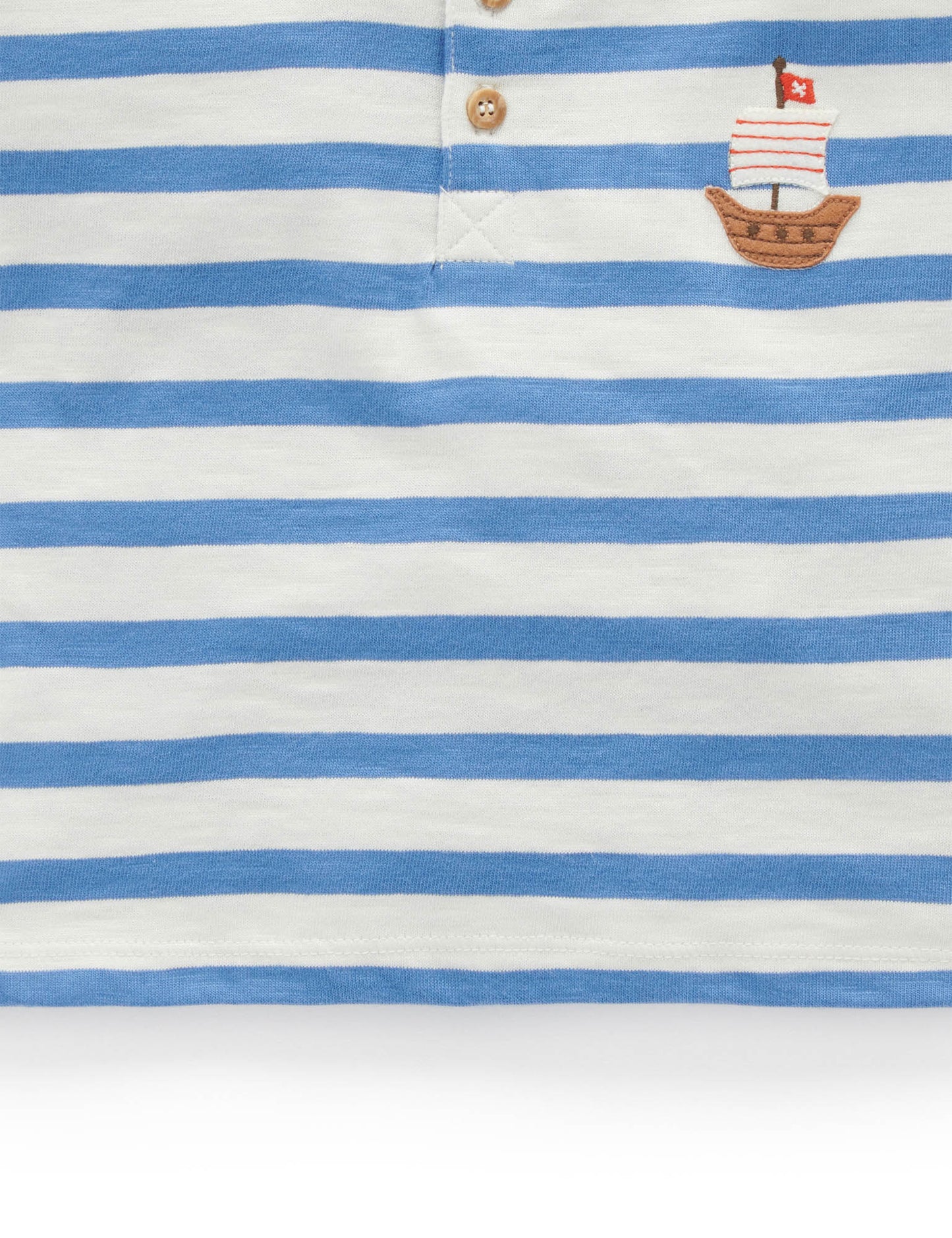 Purebaby Purebaby SAILOR STRIPED HENLEY PB2000S22