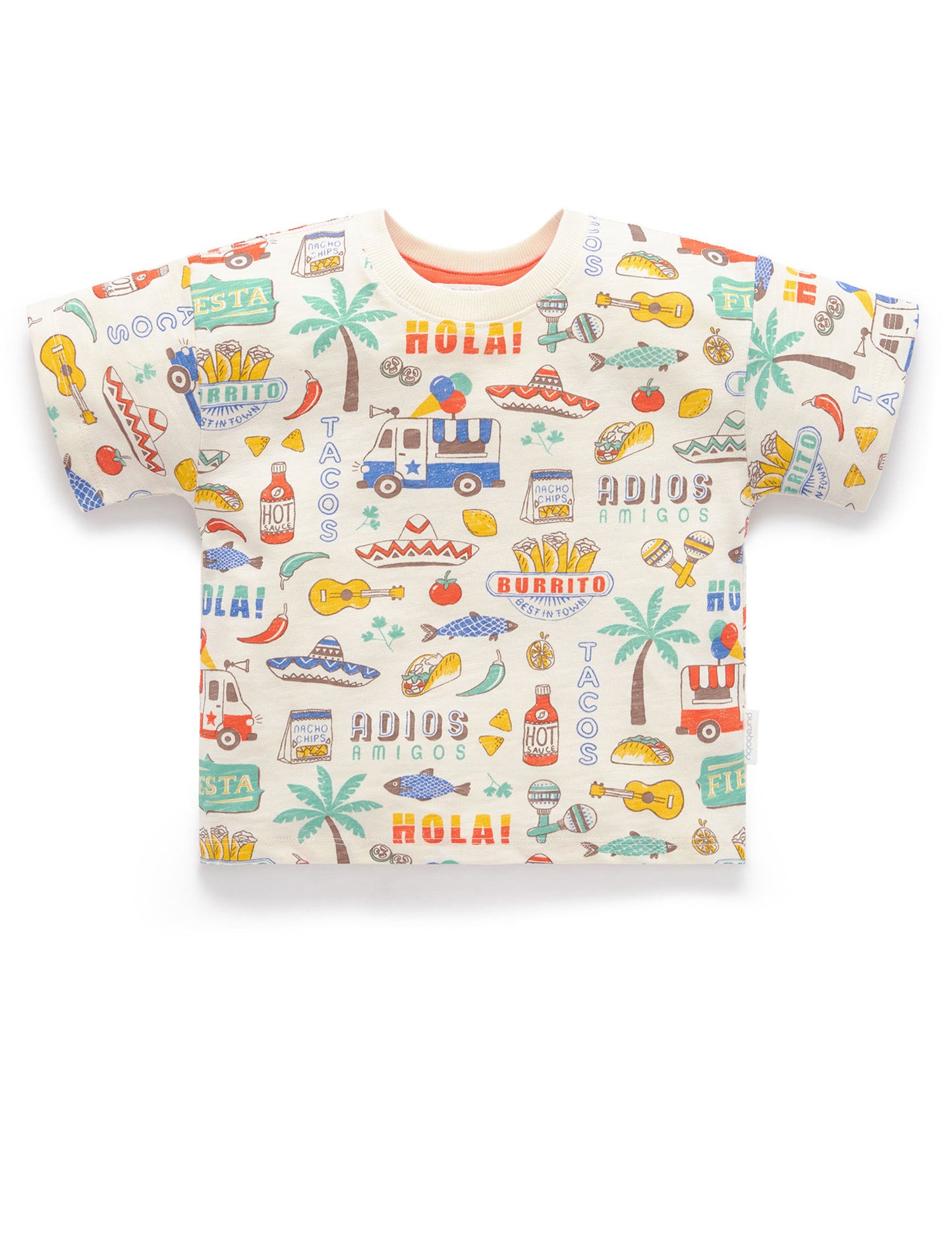 Purebaby ピュアベビー FIESTA OVERSIZED TEE PB2020S25